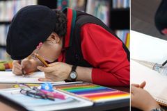 “잘 보이진 않아도, 그릴 수 있음에 감사합니다”