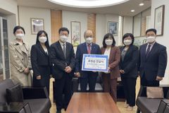 KB국민은행 평촌범계종합금융센터, 성민원에 복지사업기금 1000만원 전달