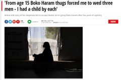 보코하람에서 극적 탈출한 여성의 가슴아픈 사연