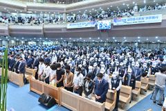 박민식 국가보훈처장 새에덴교회 참전용사 초청 행사 영상축사