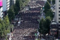 민주노총, 전국노동자대회·행진 마무리… 삼각지 일대 교통 마비