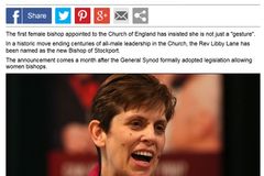 英 성공회 “여성에 대한 공식적 정의 제공 않는다”