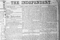 [아펜젤러 행전] 배재학당 출판소에서 발간된 독립신문