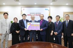 감리교남부연회평신도단체, 목원대에 후원금 500만원 기탁