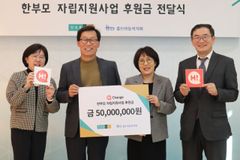 현대홈쇼핑, 홀트아동복지회 한부모 자립지원사업에 5천만 원 후원