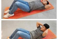 복근 만들기 도전하세요