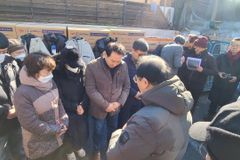 선한청지기, 화재 입은 구룡마을에 의류용품 전달