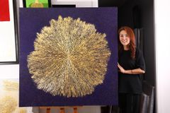 발산하는 태초의 빛… 서숙양 작가 초대전