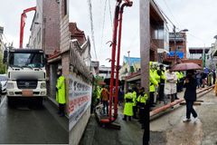 대구 이슬람 사원 공사 재개… 주민 1명 다쳐 응급실행