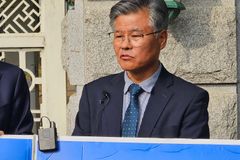 GMS 이사장 박재신 목사, 차별금지법 반대 1인 시위