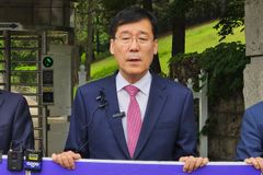 예장 합동 권순웅 총회장, 차별금지법 반대 1인 시위