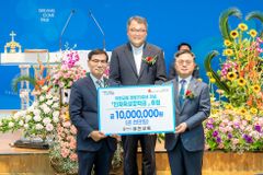 여천교회, 여수시에 저소득 청소년 장학금 1천만원 후원