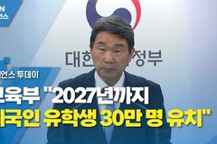 “외국인 유학생 30만 명? 대학들 정원 조정부터”