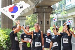 가수 션, 5년째 광복절 81.5km 완주