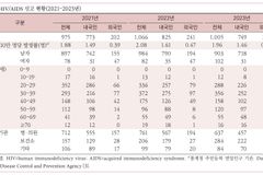 2023년 신규 에이즈 감염 1,005명… 전년보다 5.7% 감소