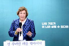 수잔 숄티 대표 “탈북어민 강제북송 문재인, 하나님이 심판하실 것”