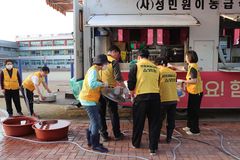 군포제일교회·성민원, ‘산불’ 경북 의성에 사랑의 이동밥차 긴급 파견