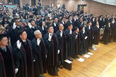 국제독립교회연합회 목사안수식… 40명 목사 배출