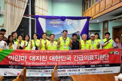 그린닥터스, 미얀마 지진 현장서 긴급의료지원