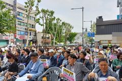 “차별금지법 등 반대” 교계·시민단체들, 기독교회관 앞 집회