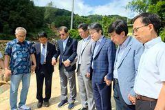 미래목회포럼, 산불·폭우 피해 산청 지역 ‘고향교회 방문’