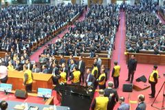 [합동④] 남경기노회 천서 가결에 항의 이어지자 정회