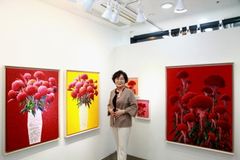 김숙 작가, 인사동 갤러리 두고서 맨드라미 초대개인전 열어