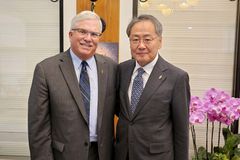 김정석 감독회장, UMC 미주리연회 감독 만나 선교협력 방안 논의