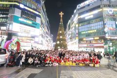 군포시기독교연합회, 2025 성탄트리 점등식 개최