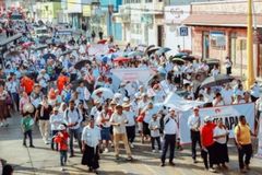 멕시코 성도 1만 명, 치아파스 평화 32년 기념 “하나님께 감사” 행진