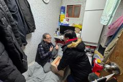 쪽방촌 주민들에게 사랑 전달