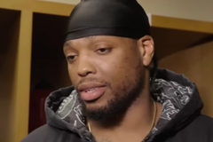 NFL 볼티모어 레이븐스 러닝백, "하나님의 계획을 신뢰하라"