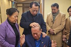 김삼환 목사, 캘리포니아 주지사 출마 체안 후보 축복기도