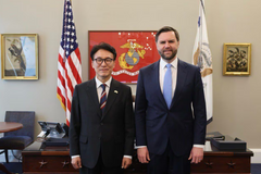 밴스 부통령, 김민석 총리와 회담서 손현보 목사 구속 관련 우려 언급