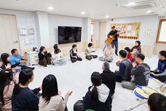 한남교회 고등부, 중증 장애인 거주 시설 ‘브니엘의 집’ 자원봉사