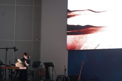 소망교도소에서 샌드아트 공연 열려