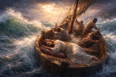 풍랑 속에서도 두려워하지 말라 당신의 배에 계신 분은 누구인가?