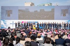 부산 1800여 교회 부활절 연합예배 “하늘 소망으로 살자”