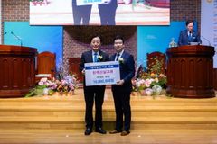 전주신일교회, 한일장신대에 발전기금 전달