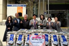 부천 상동 길교회, 사순절 나눔 실천… 취약계층에 백미 125포 후원