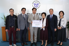 한신대, 故 장칠성 장로 장학금 전달식 가져