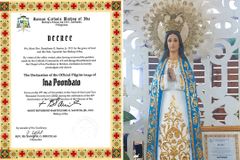 Iba diocese inaugurates ‘Ina Poonbato’ pilgrim image