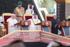 Pope Francis urges Muslim-Catholic collaboration for peace during visit to Gulf-kingdom of Bahrain
