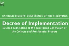 Decree of Implementation on the Revised Translation of the Trinitarian Conclusion of the Collects and Presidential Prayers