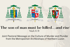 Joint Pastoral Message on the Culture of Murder and Plunder from the Metropolitan Archbishops of Northern Luzon