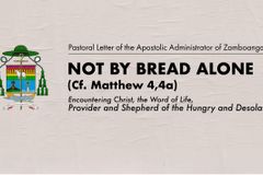 Not by bread alone (Cf. Matthew 4,4a)