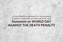Statement on World Day Against Death Penalty