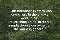 Passing unnoticed and purity of intention