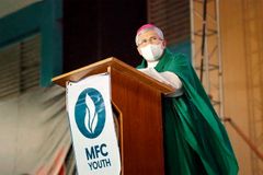 Mission continues even amidst difficulties, bishop tells young people
