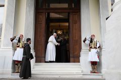 Pope Francis decries global ‘retreat from democracy’ in Athens speech